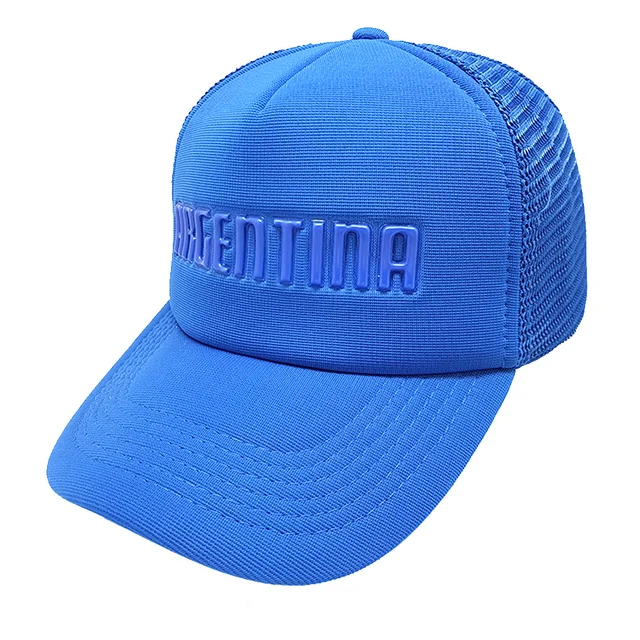 Gorra Trucker de adulto Argentina visera curva.