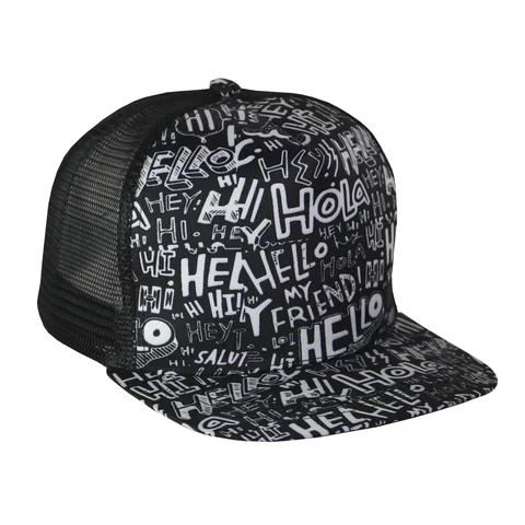 #351101VEIASBNE - Gorra trucker sublimada visera semi curva.