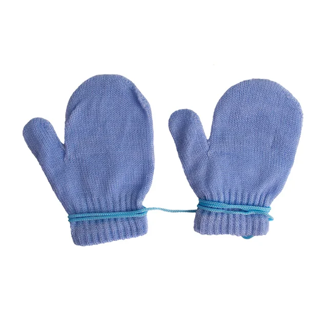 Mitón con cordón de bebé