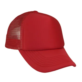 #105141RDRDRD - TRUCKER VISERA CURVA ADULTO ROJA - Vista 3