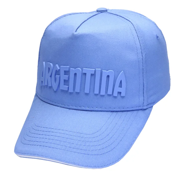 #108430 - Gorra de adulto patch goma Argentina visera curva