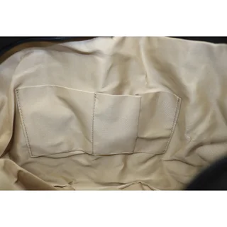 #271052bk - Tote bag puffer con boton negro - Vista 4