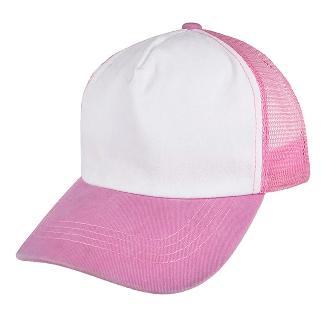 #107380CRFC - Gorra trucker de adulto pigmentada en tela polo