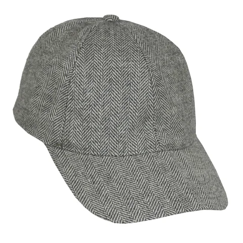 #108840GR - Gorra 6 gajos espigada gris