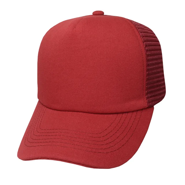 #106940BR - Gorra trucker microcanvas de adulto visera curva