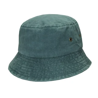 #142870MG - Bucket hat pigmentado prelavado verde - Vista 2