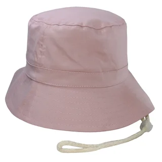 #401523VEIARSP - Bucket hat con cordón en gabardina rosa. - Vista 3