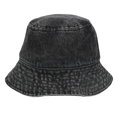 #143050BK - Piluso de jean negro lavado laser