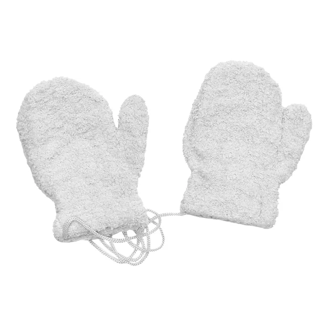 Mitón con cordón de bebé