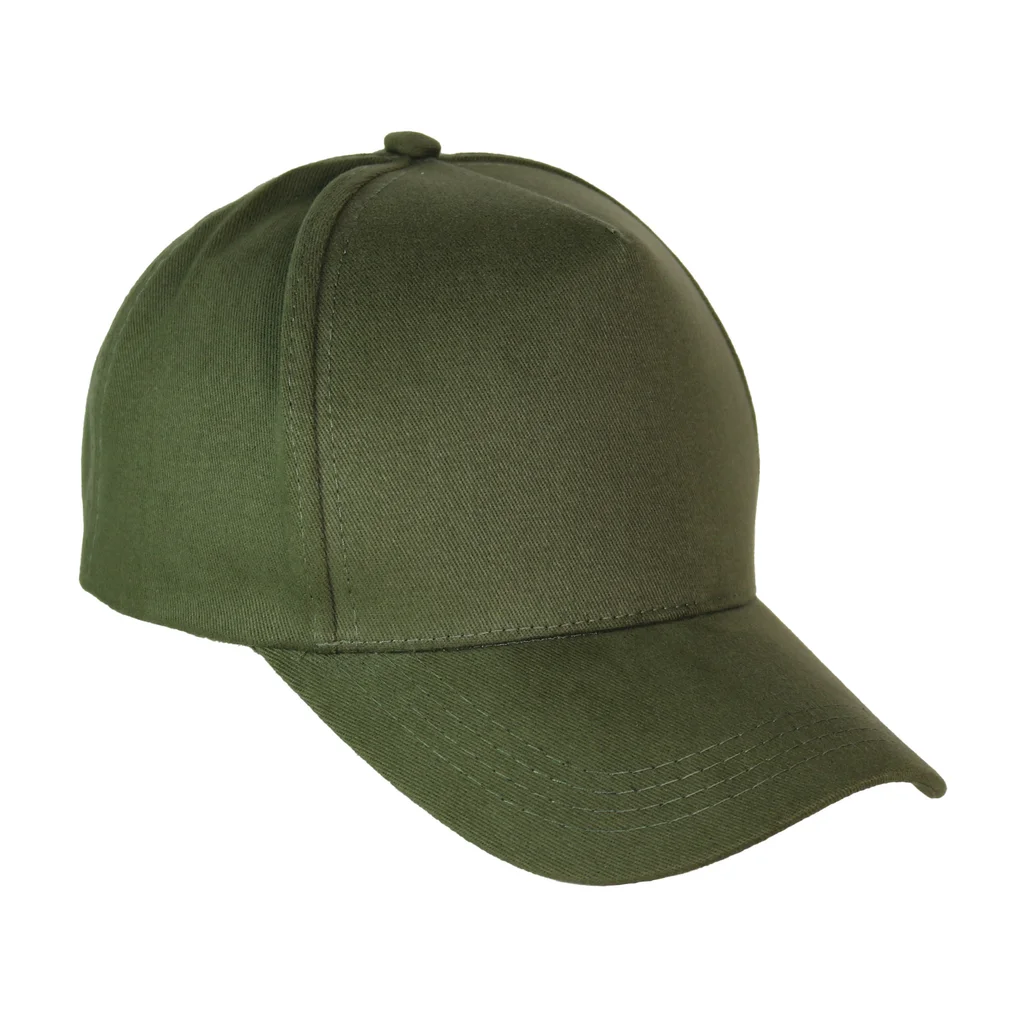 #107110MGMG - Gorra 5 paneles de gabardina con visera curva