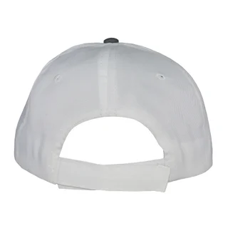 #1158WHDGR - Gorra 5 gajos visera curva copa blanca visera gris - Vista 4