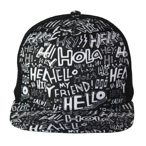 #351101VEIASBNE - Gorra trucker sublimada visera semi curva.