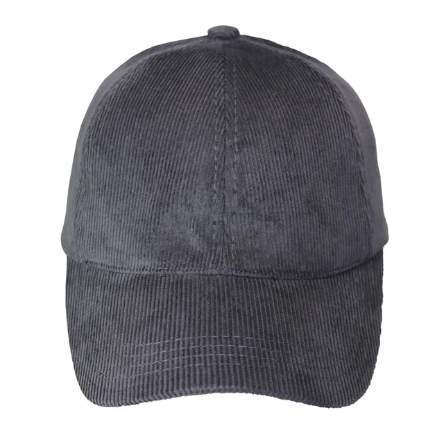 #108640GR - Gorra de adulto visera curva en corderoy