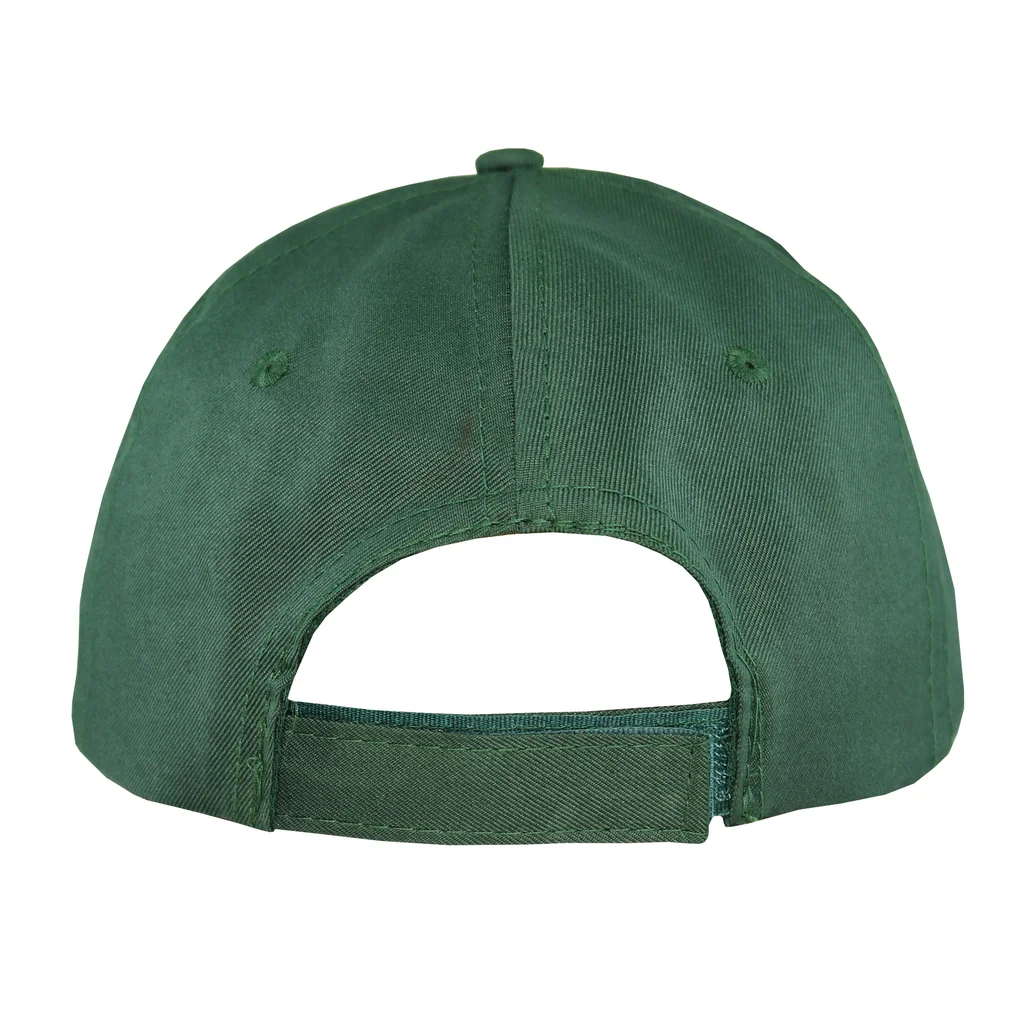 #1254bt - Gorra infantil visera curva 5 gajos verde botella