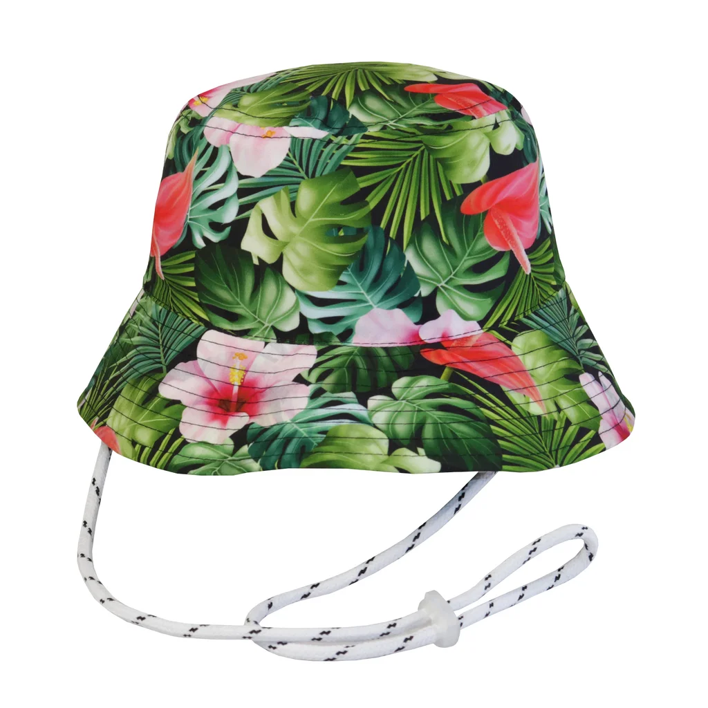 #142860A1 - Boonie hats de gabardina estampada