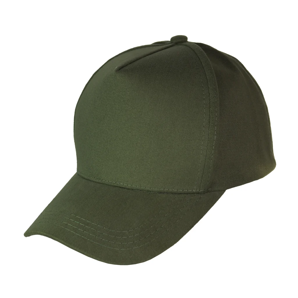 #107110MGMG - Gorra 5 paneles de gabardina con visera curva