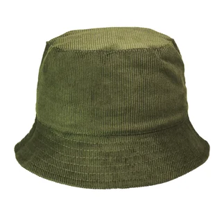 #143020MG - Piluso de corderoy básico con forrería verde militar. - Vista 1