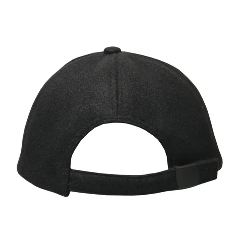 #108560BK - Gorra de paño 6 gajos negra