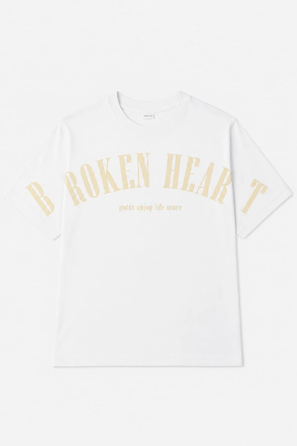 Remera manga corta Broken Heart Teens