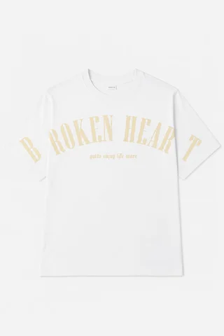 Remera manga corta Broken Heart Teens - Vista 4