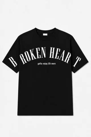 Remera manga corta Broken Heart Teens - Vista 2