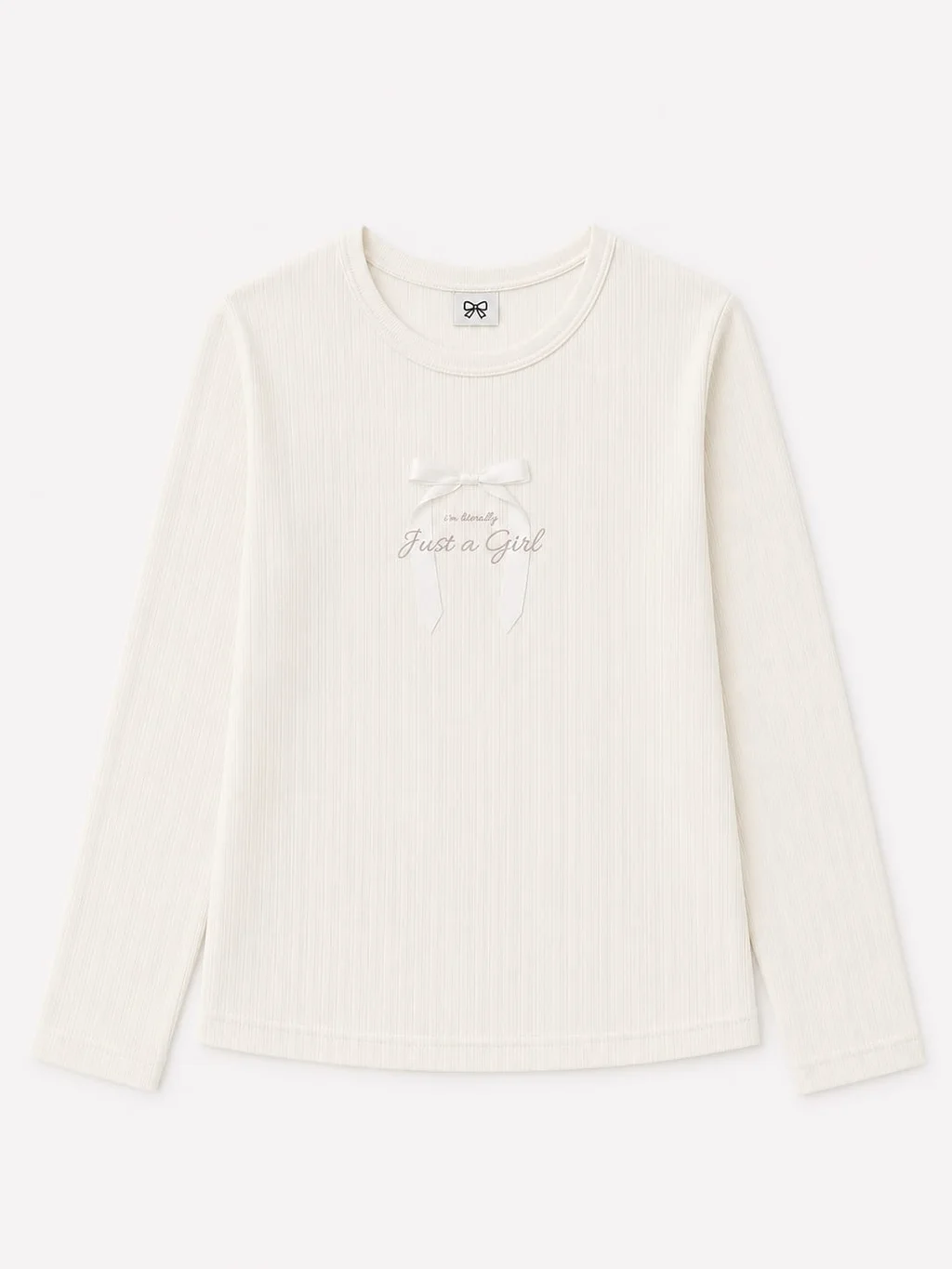 Remera manga larga Just a Girl Kids