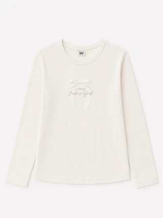 Remera manga larga Just a Girl Kids - Vista 6