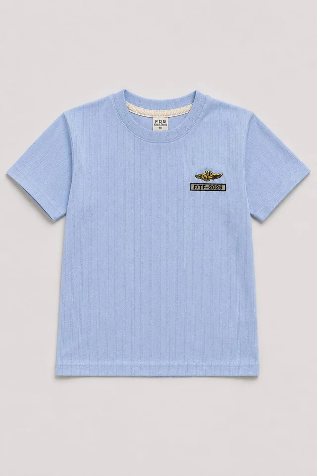 Remera Manga Corta Entramada Kids