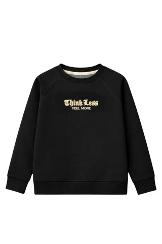 Buzo de niño de Friza Clásico Bordado “Think Less” - Vista 3