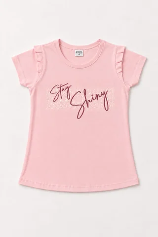 Remera Manga Corta Stay Shiny Kids - Vista 2