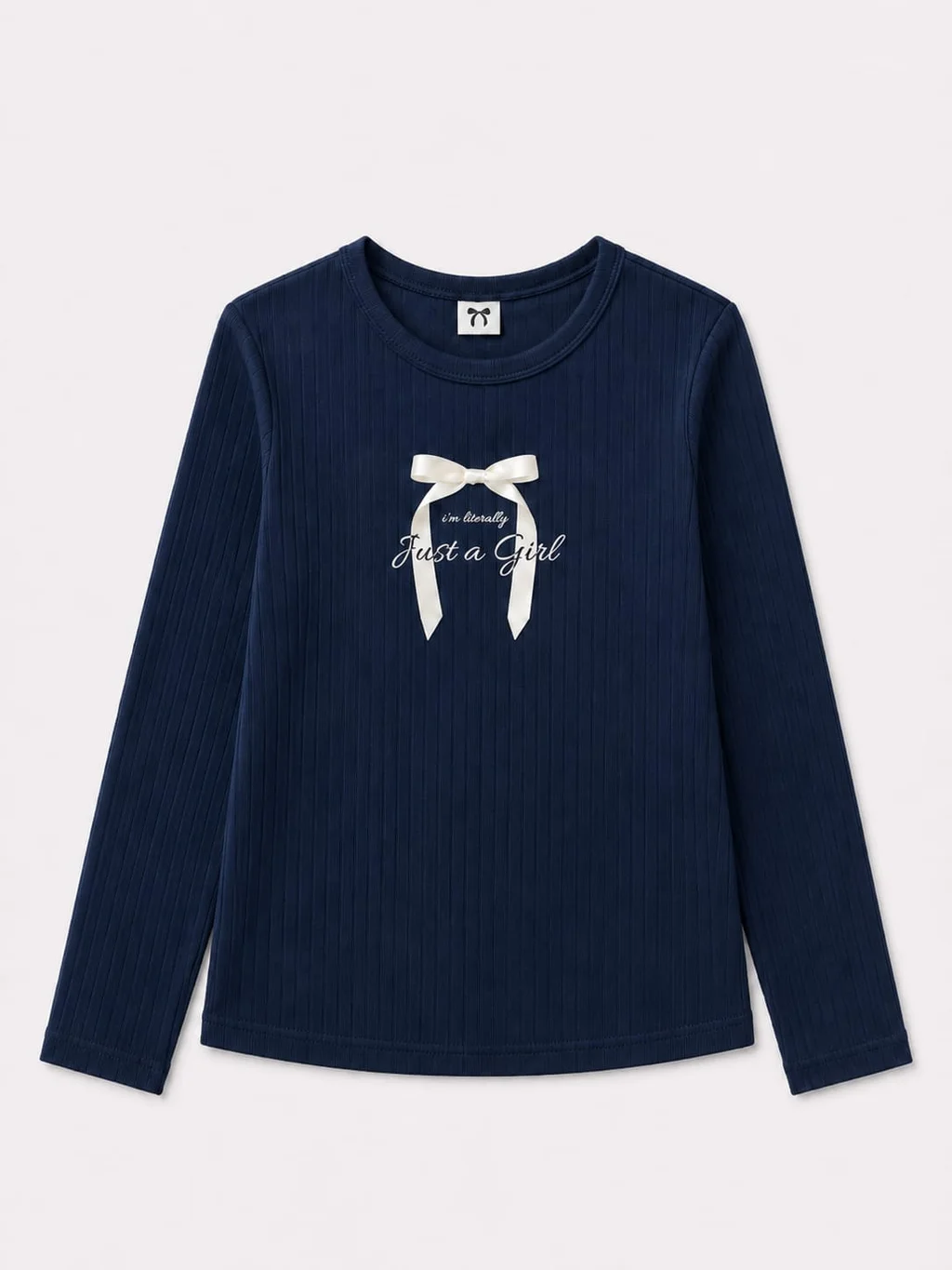Remera manga larga Just a Girl Kids