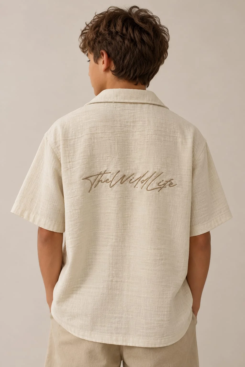 Camisola Lino Bordada Kids