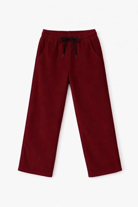 Pantalón de corderoy recto Infantil con cintura elastizada y cordon ajustable