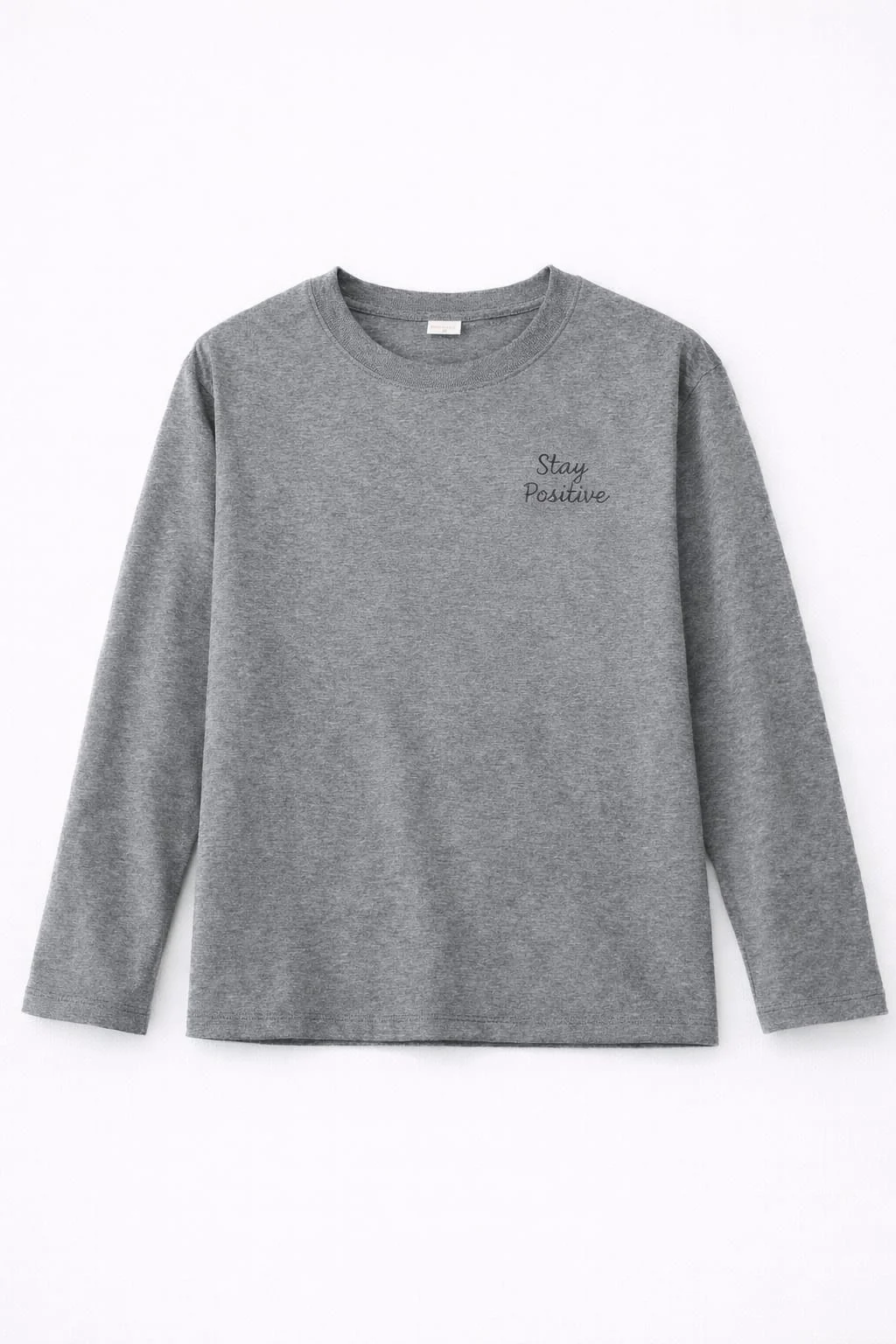 Remera manga larga Stay Positive Kids