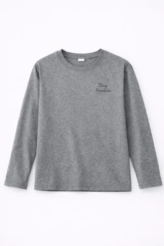 Remera manga larga Stay Positive Kids - Vista 6