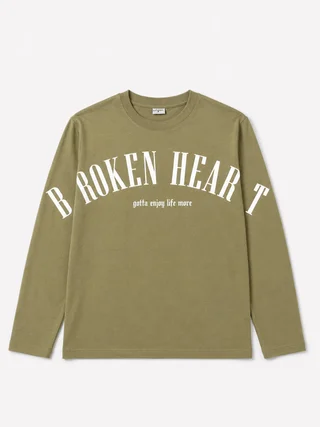 Remera manga larga Broken Heart Kids - Vista 5