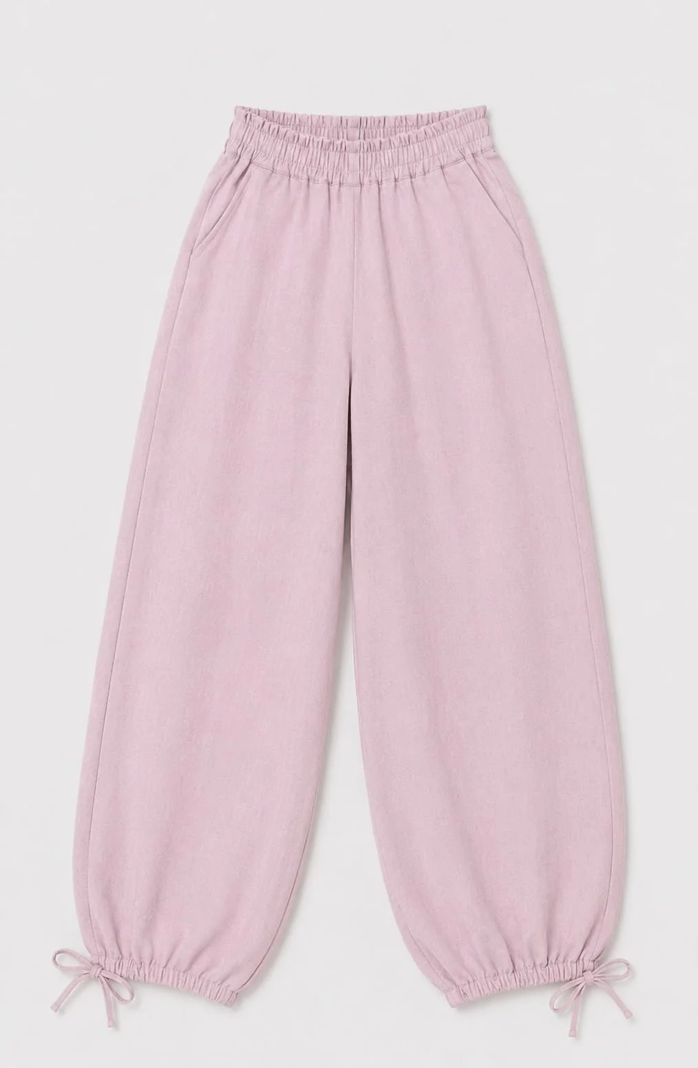 Pantalón de Lino Con Tira Teens