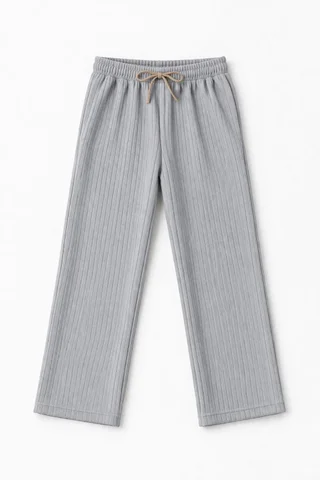 Pantalon de niña de morley basta ancha recto tipo gamuzado - Vista 3