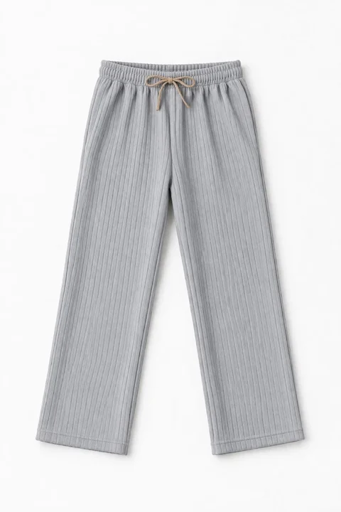 Pantalon de niña de morley basta ancha recto tipo gamuzado