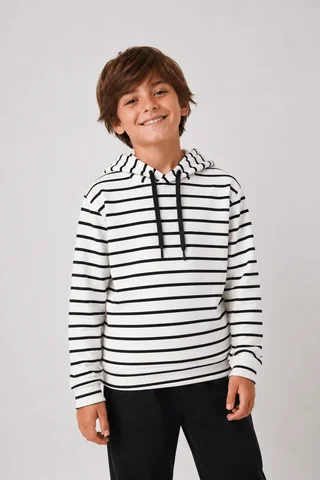 Buzo Rayado con capucha Kids niño - Vista 1