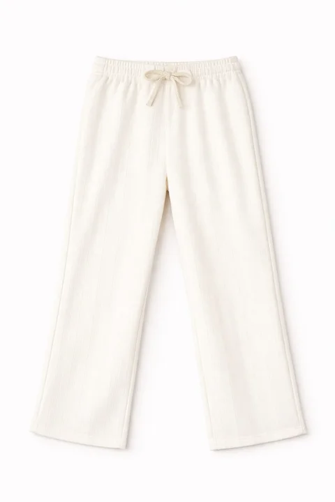 Pantalon de morley diesel recto, gamuzado con elastico y cordon