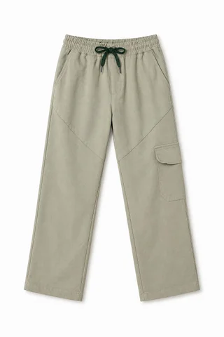 Pantalón Cargo Recto Teens - Vista 2