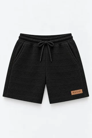 Bermuda Waffle Aplique Kids - Vista 6