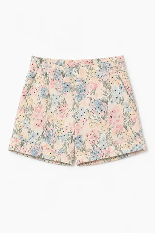 Short Poplín Floreado Kids - Vista 2