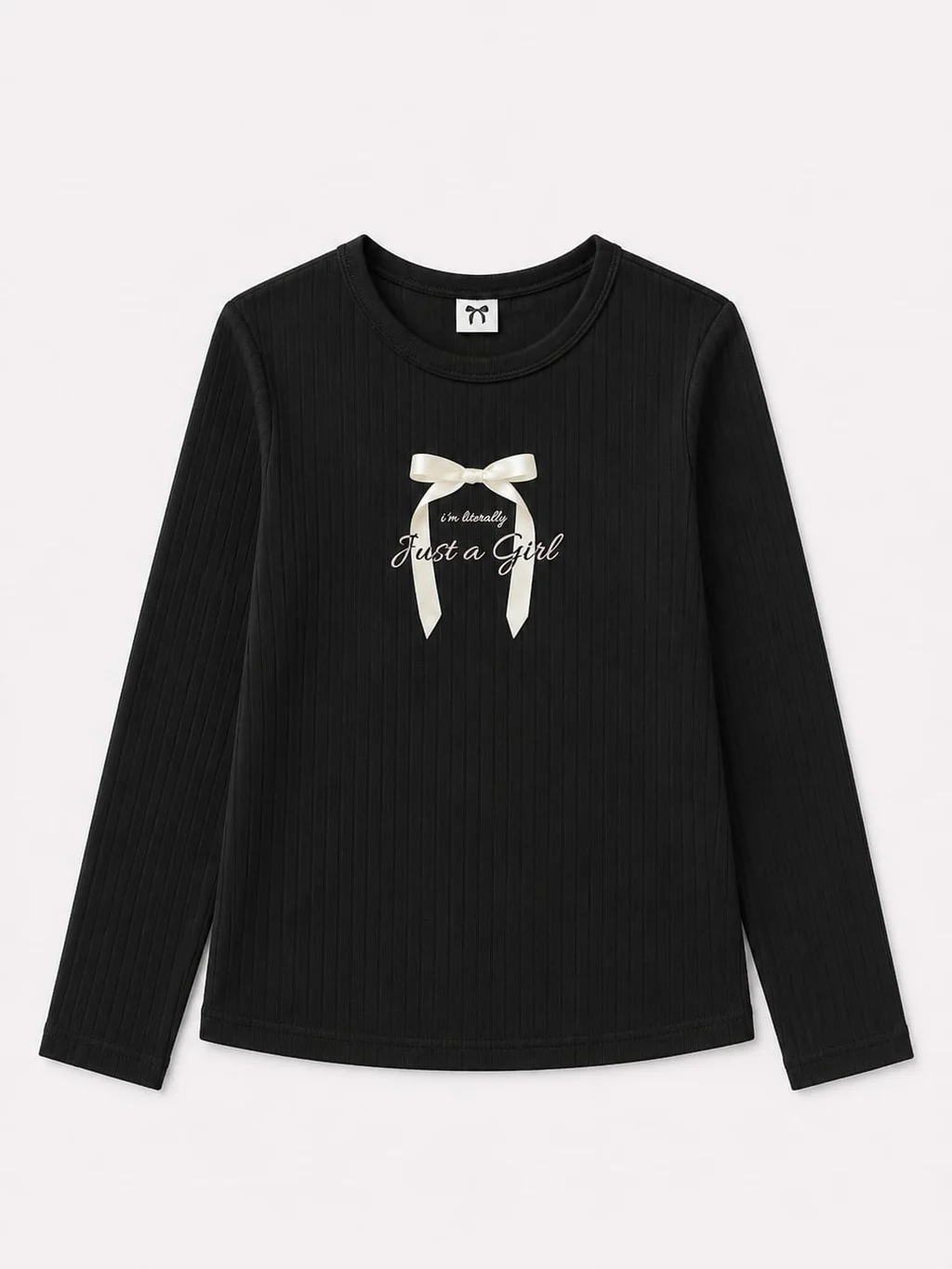 Remera manga larga Just a Girl Kids