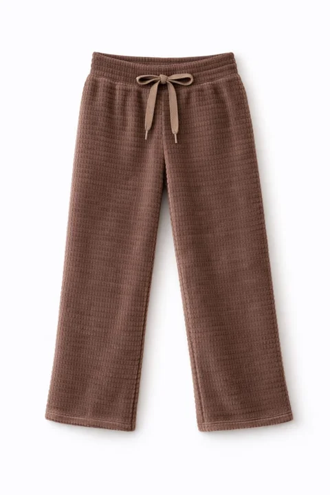 Pantalón teen plush bifaz súper suave con cordon