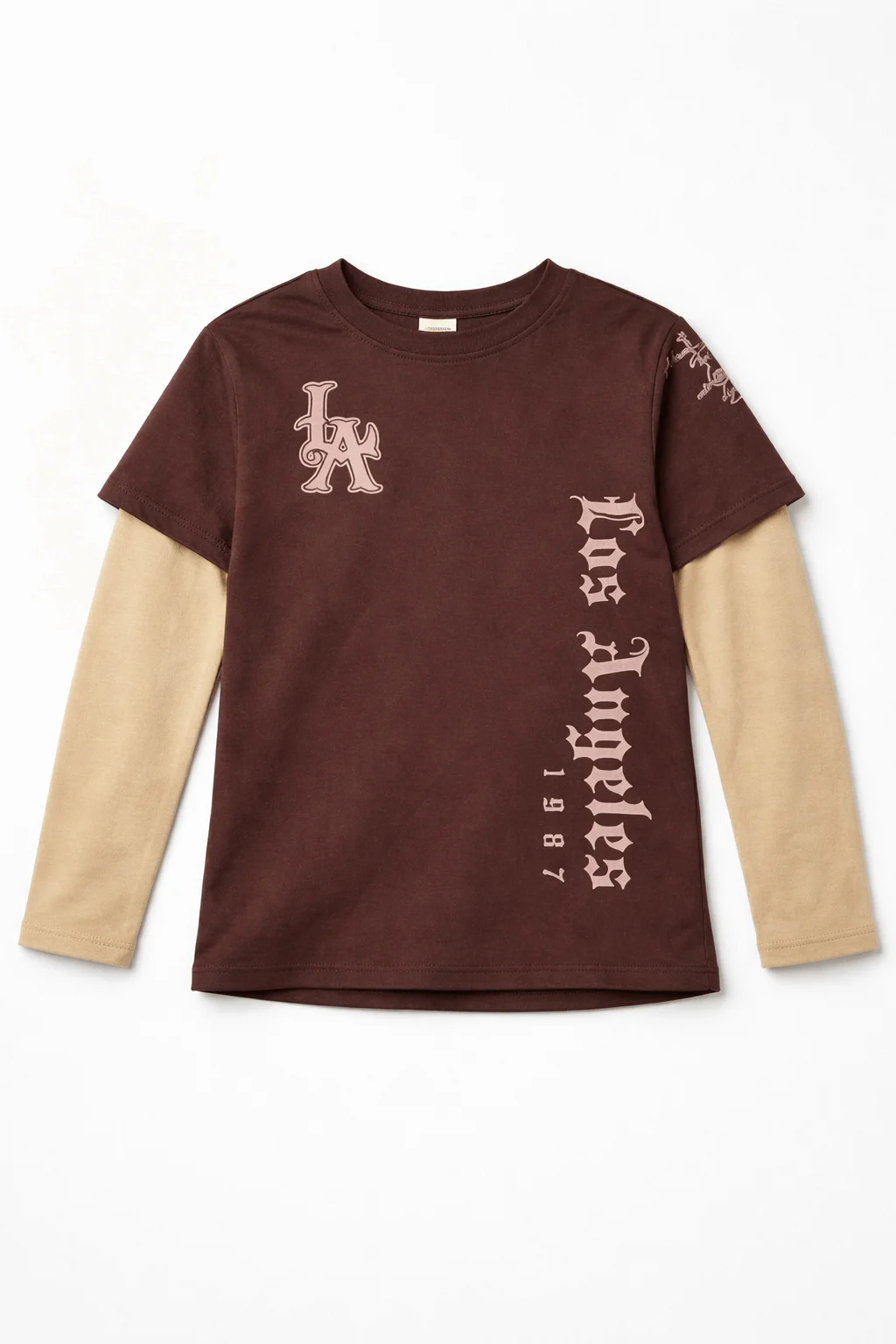 Remera manga larga Los Ángeles Kids