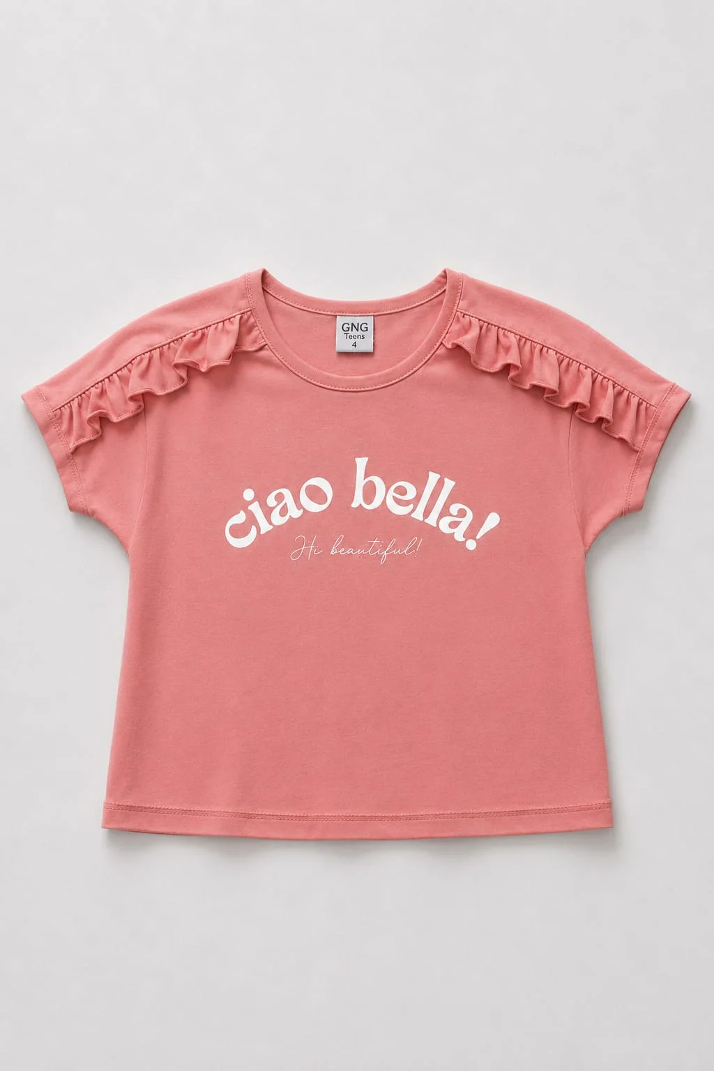 Remera Manga Corta Ciao Bella Kids