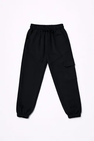 Jogger Cargo Infantil de Rústico con Recortes - Vista 3