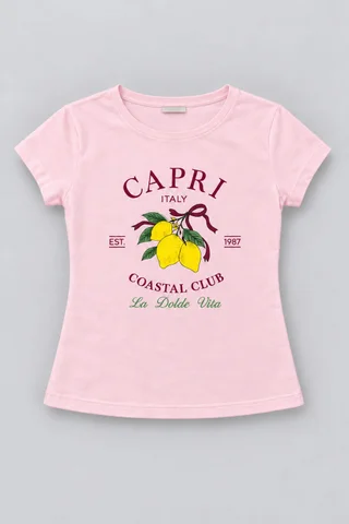 Remera Manga Corta Capri Kids - Vista 5